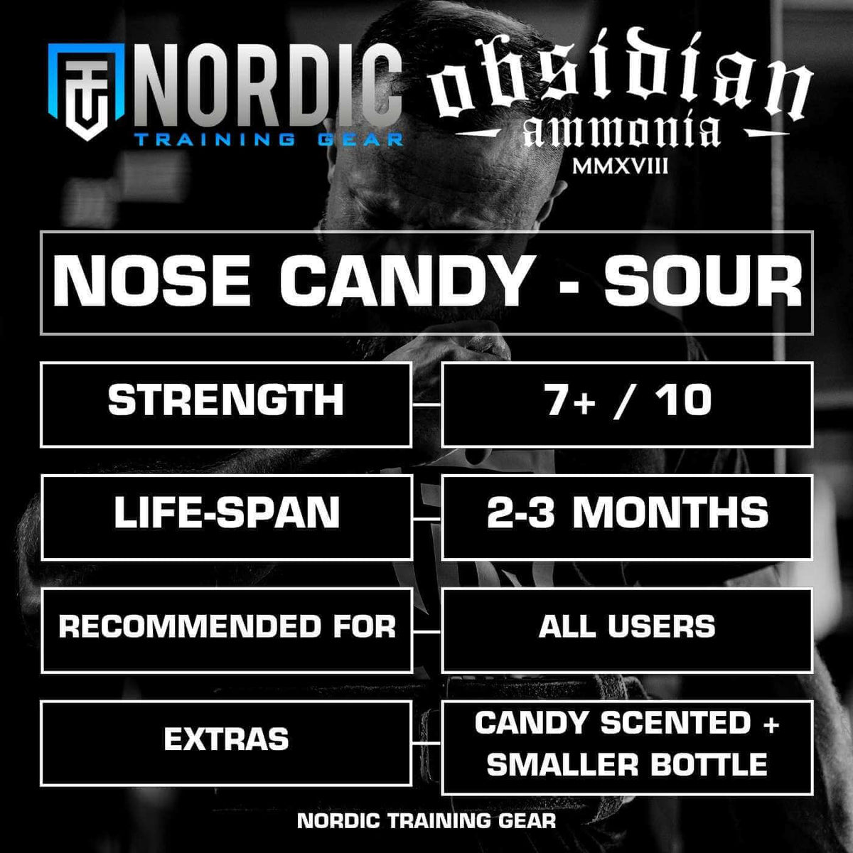 OBSIDIAN AMMONIA - NOSE CANDY - SOUR